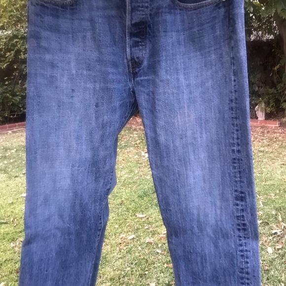 Levi’s Original Button Fly 501 Jeans, Size 34X32 - Picture 3 of 9